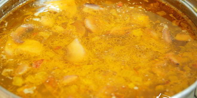 Рецепт сырный суп с шампиньонами