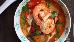 Рецепт Тайский суп Том Ям