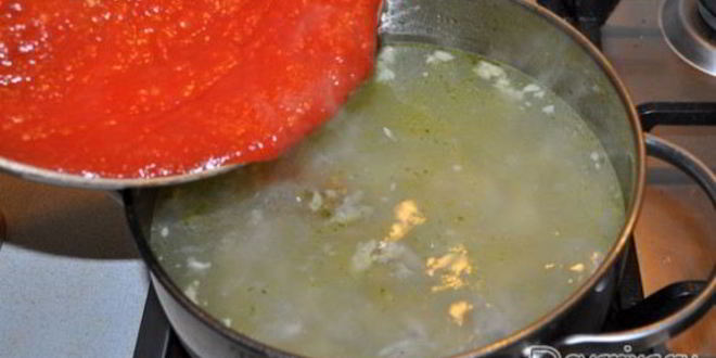 Рецепт томатно-куриный суп