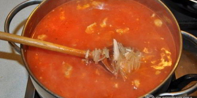 Рецепт томатно-куриный суп