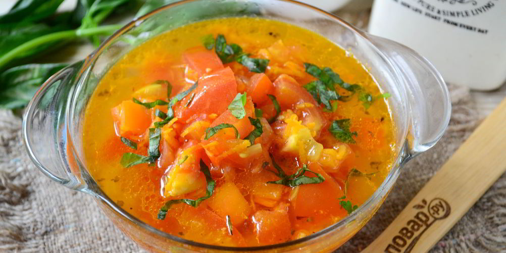 Рецепт ягодный суп с мятой и базиликом