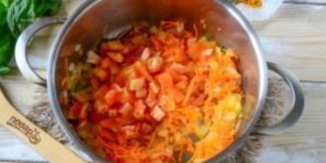 Рецепт томатного супа иза печек с базиликома