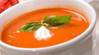 Рецепт Томатный суп с базиликом