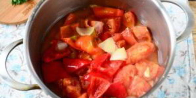 Рецепт томатный суп с перцем и рисом