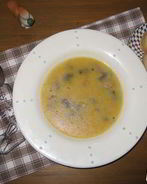 Тыквенный крем-суп с шампиньонами