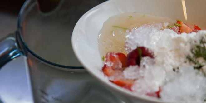 Рецепт ягодный суп с мятой и базиликом