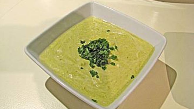 Рецепт Зелененький-полезненький супчик из спаржи