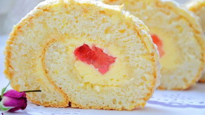 Рецепт Ангельский рулет