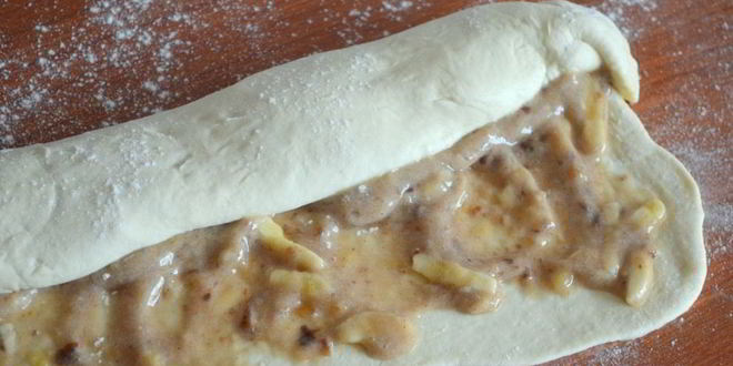 Рецепт банановые слойки с финиками