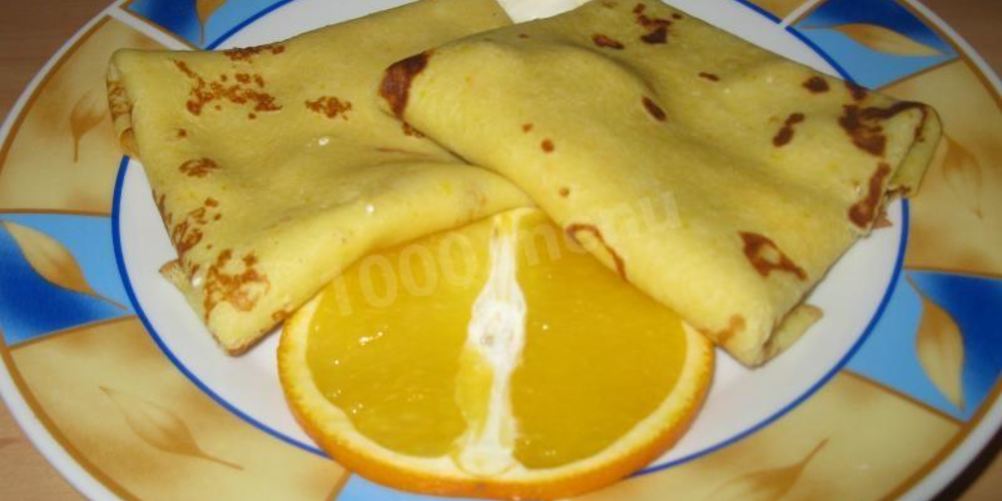 Как приготовить апельсиновые блины