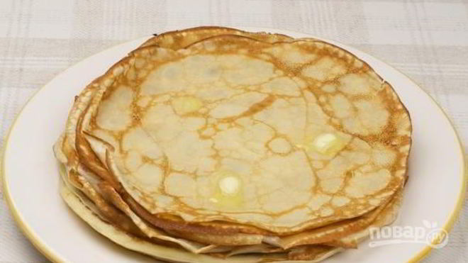 Рецепт Авторские блины из молока