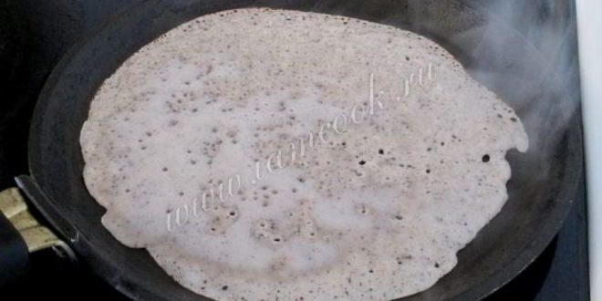 Рецепт блинчики из черемуховой муки