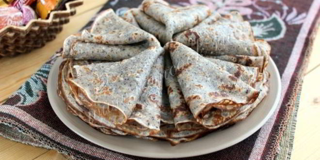 Рецепт блинчики из черемуховой муки