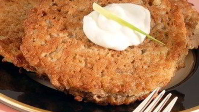 Рецепт Блинчики из печеных баклажанов