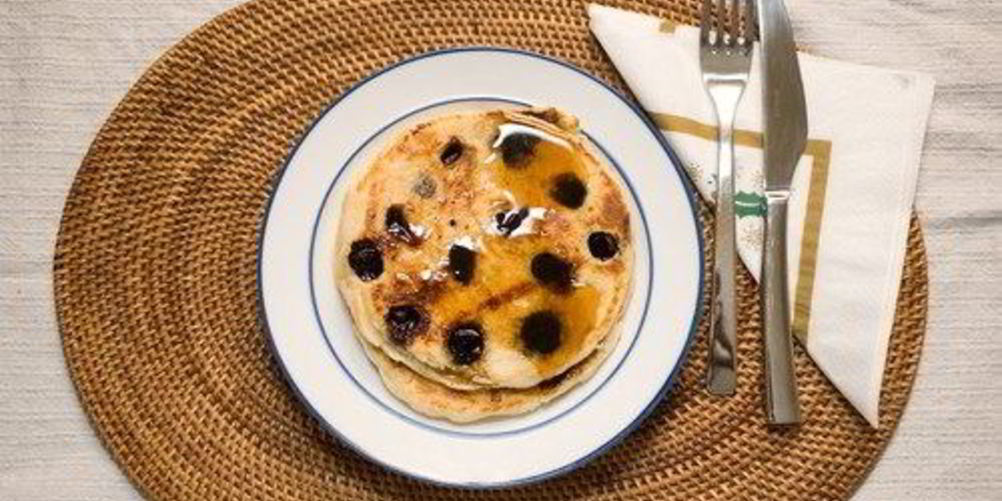 Как приготовить блинчики из рикотты с черникой