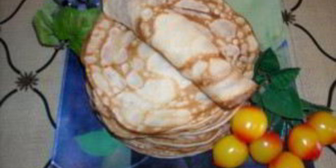 Рецепт блинчики на кефире с мясом