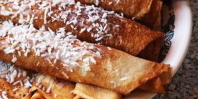 Рецепт блинчики на кокосовом молоке