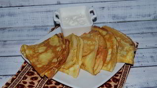 Рецепт Блинчики на кукурузном крахмале