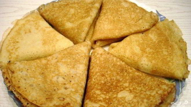 Рецепт Блинчики на молоке прокисшем