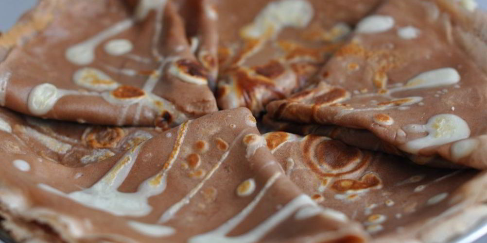 Рецепт ванильно-шоколадные блинчики