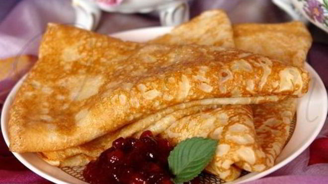 Рецепт Блинчики на пиве