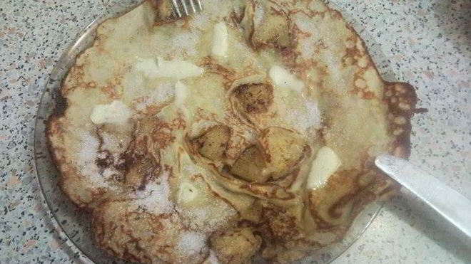 Рецепт Блинчики с ананасом