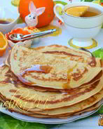 Блинчики с апельсиновой цедрой