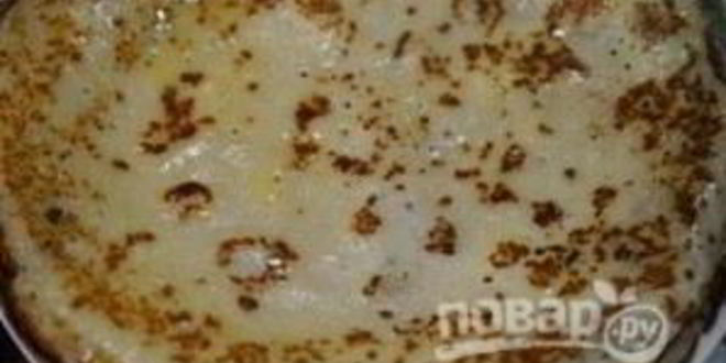 Рецепт блинчики с грибами