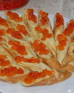 Блинчики с икрой