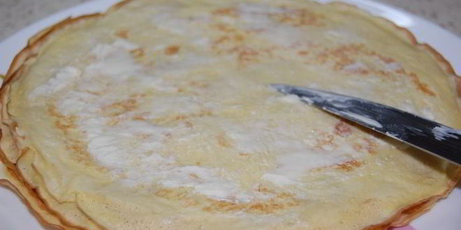 Рецепт блинчики с икрой