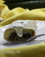 Блинчики с картошкой и грибами