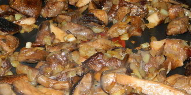 Рецепт блинчики с лесными грибами