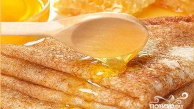 Рецепт Блинчики с медом