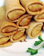 Блинчики с мясом, морковью и капустой