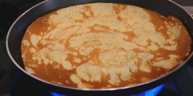 Рецепт блинчики со свежими фруктами и ягодами