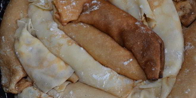 Рецепт блинная ванильная улитка с творогом и изюмом