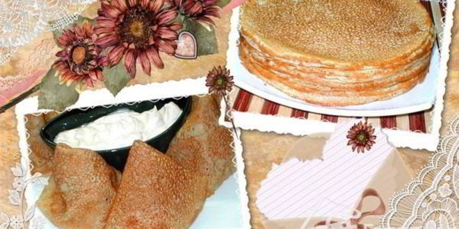 Рецепт блины ажурные