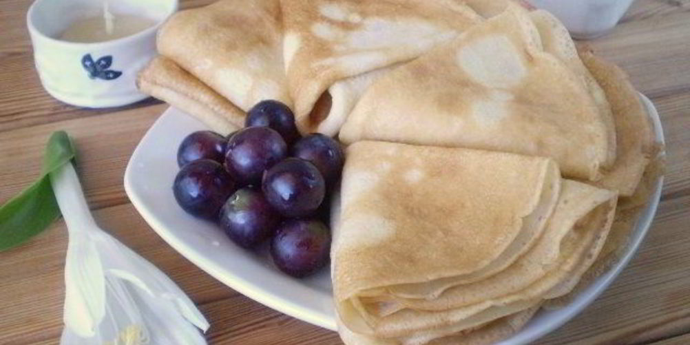 Рецепт гречневые блины с семгой и хумусом