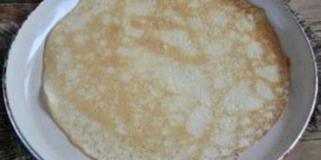 Рецепт блины без молока