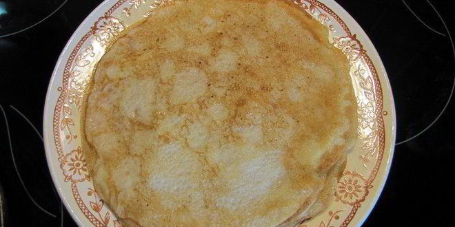 Рецепт блины без яиц с но мандариновым конфитюром