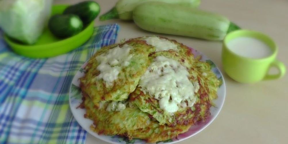 Рецепт блины из кабачков