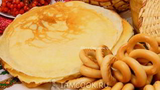 Рецепт Блины на газированной воде