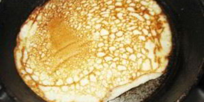 Рецепт блинов ны кефире с кипяткома