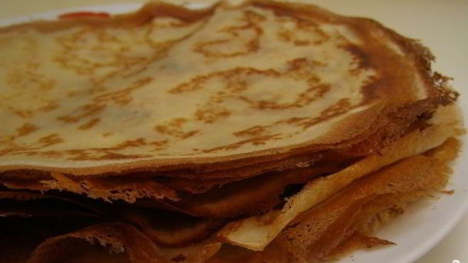 Рецепт Блины на крахмале