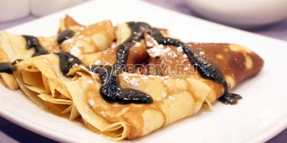 Рецепт дрожжевые блины на кислом молоке