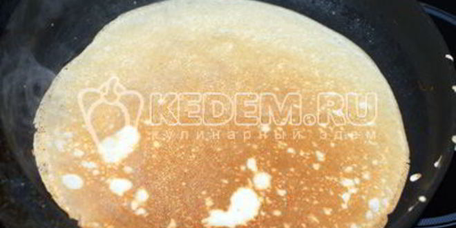 Рецепт блины на молоке с джемом из щавеля