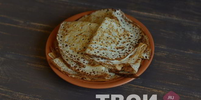 Рецепт блины на ряженке