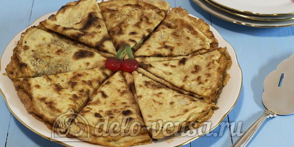 Как приготовить блины на воде