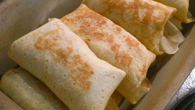 Рецепт Блины с фаршем