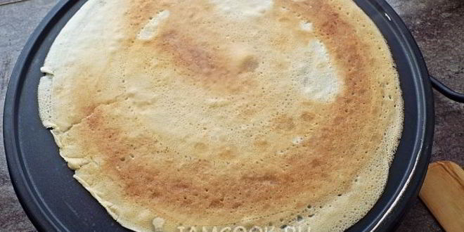 Рецепт блины с икрой и сметаной